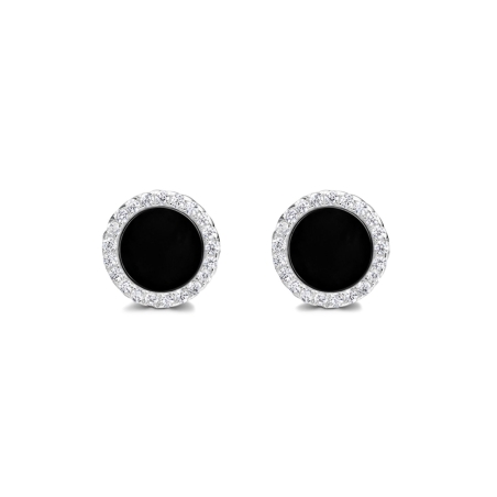 Pendientes Itemporality Plata Círculo SEA-102-433-UU