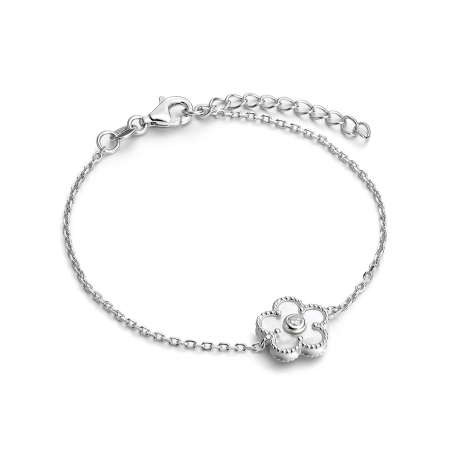 Pulsera Itemporality Plata Flor SBR-116-120-UU