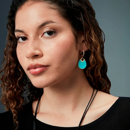 Pendientes Viceroy amazonita y nácar 15190E01012