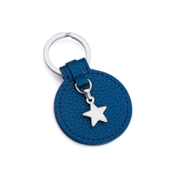 Llavero Viceroy acero y piel estrella 75389L01013