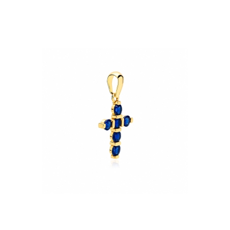 Colgantes oro 18k y zafiros "Balve"