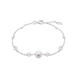 Pulsera Lotus Silver Pearls mujer LP3922-2/1