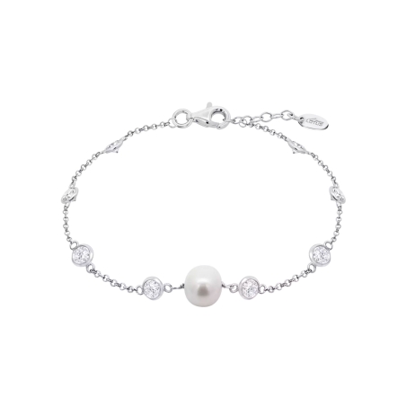 Pulsera Lotus Silver Pearls mujer LP3922-2/1