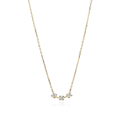 Gargantilla oro 18k y circonitas "Chiara"