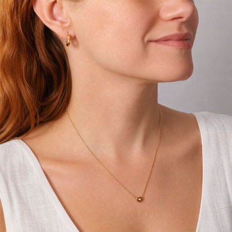 Gargantilla plata baño oro 18k "Benni"