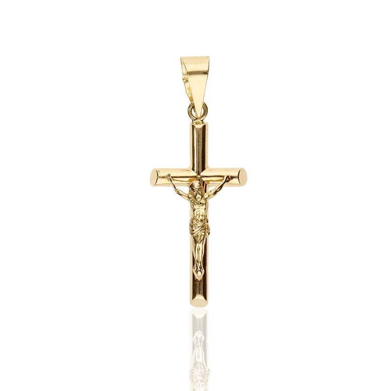 Cruz  con Cristo Oro 18k.