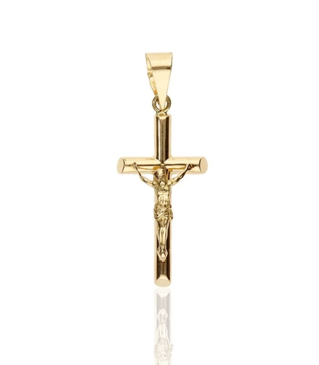 Cruz  con Cristo Oro 18k.