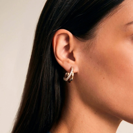 Pendientes Vidal & Vidal Aro doble G3580A
