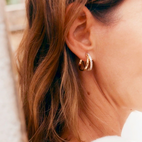 Pendientes Vidal & Vidal Aro doble G3580A