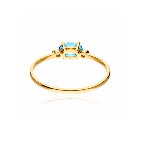 Anillo oro 18k swiss y diamantes 0.02cts "Pastels"