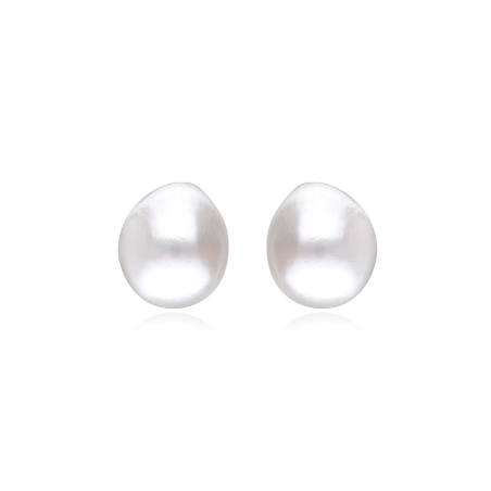 Pendientes oro 18k y perlas cultivadas "Barroca"
