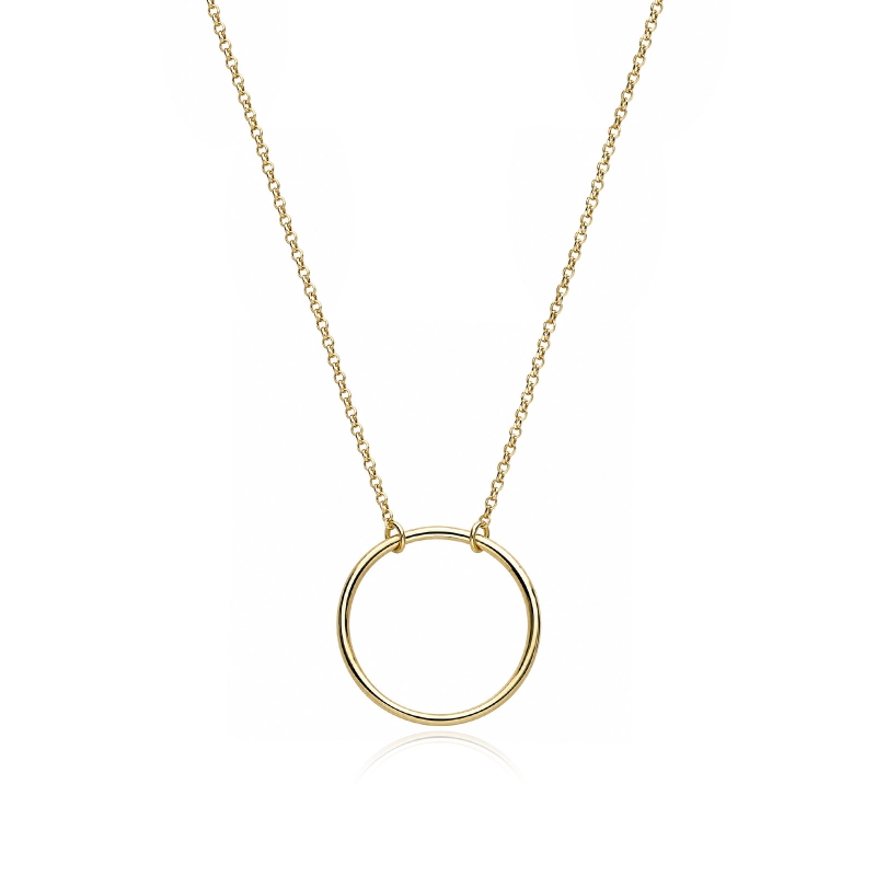 Gargantilla plata y baño oro 18k "Arendel"