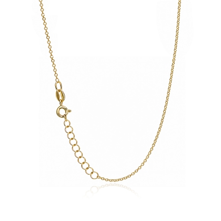 Gargantilla plata baño oro 18k "Silhouette"