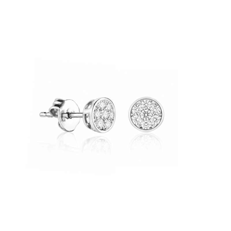 Pendientes Oro 18k y diamantes 0.32cts "Rachel"