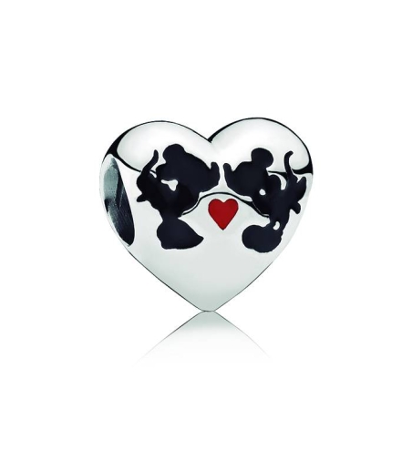 Charm Pandora Beso de Minnie & Mickey 791443ENMX