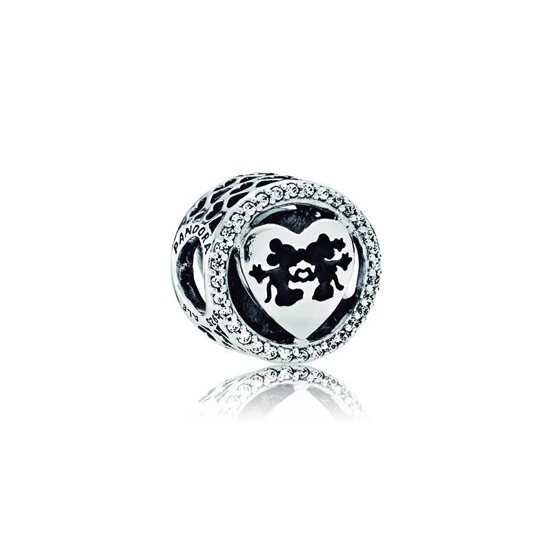 Charm Pandora Amor Minnie & Mickey 791957CZ