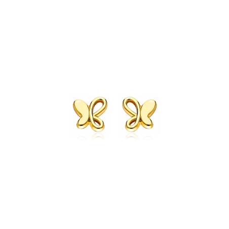 Pendientes oro 9k mariposas "Spirit"