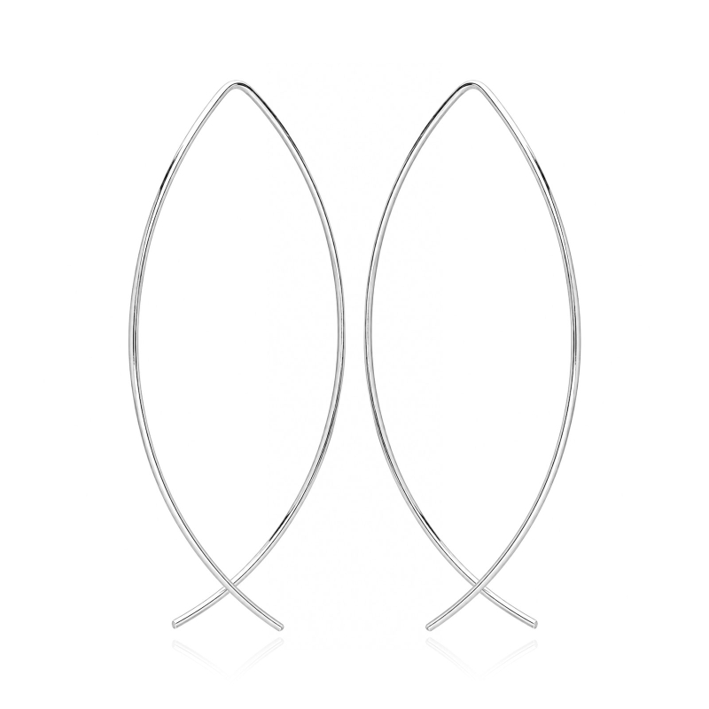 Pendientes plata primera ley "Alondra"