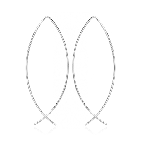 Pendientes plata primera ley "Alondra"