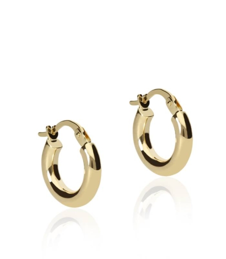 Pendientes "Eclipse" Aro Oro 18k.