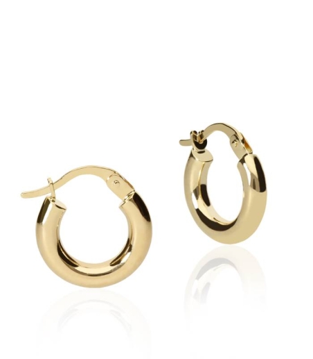 Pendientes "Eclipse" Aro Oro 18k.