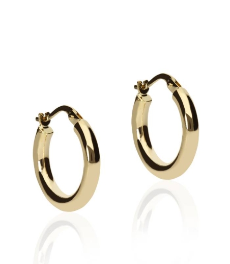 Pendientes "Eclipse" Aro Oro 18k.