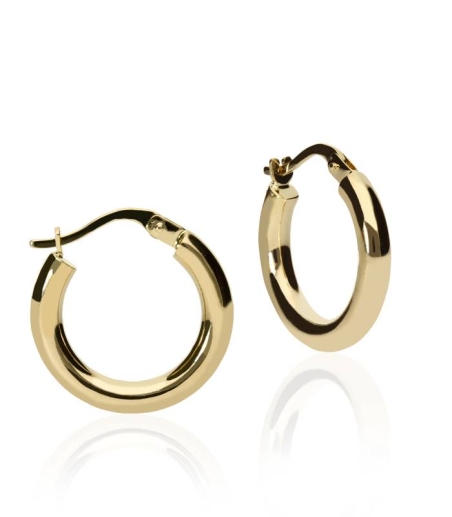 Pendientes "Eclipse" Aro Oro 18k.