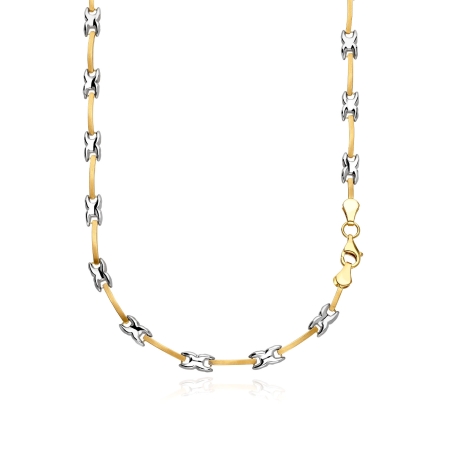 Gargantilla oro 18k bicolor "Polesine"