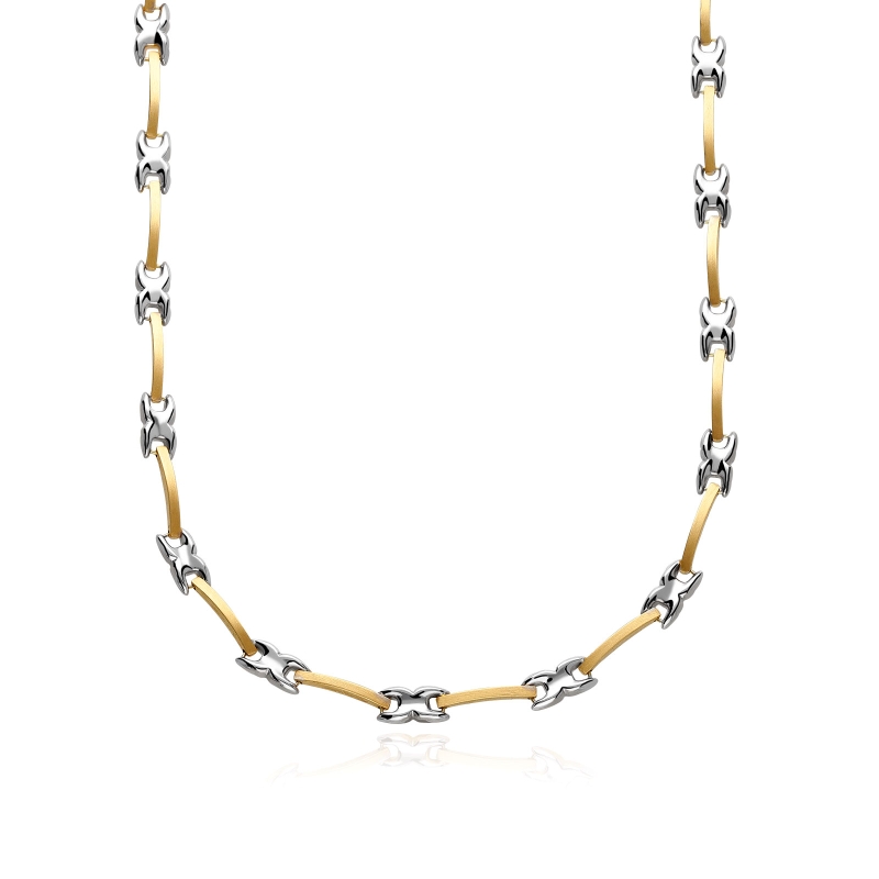 Gargantilla oro 18k bicolor "Polesine"