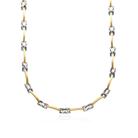 Gargantilla oro 18k bicolor "Polesine"