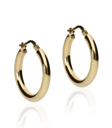 Pendientes "Eclipse" Aro Oro 18k.