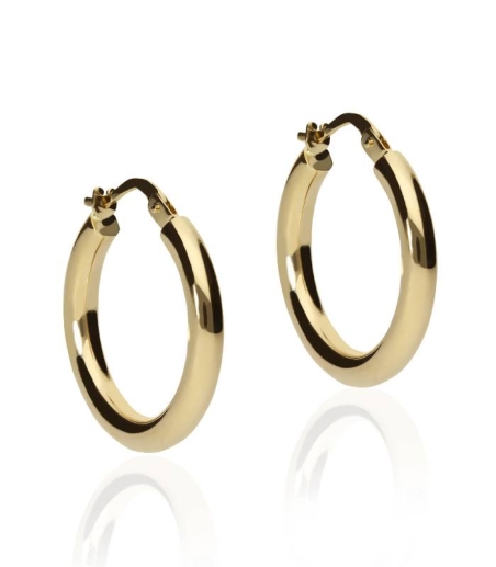 Pendientes "Eclipse" Aro Oro 18k.