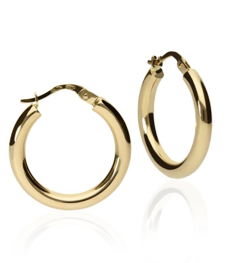 Pendientes "Eclipse" Aro Oro 18k.