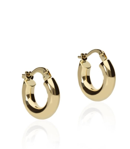 Pendientes "Eclipse" Aro Oro 18k.