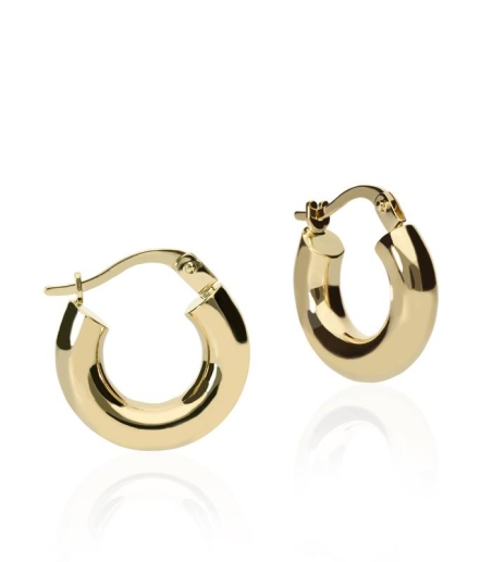 Pendientes "Eclipse" Aro Oro 18k.