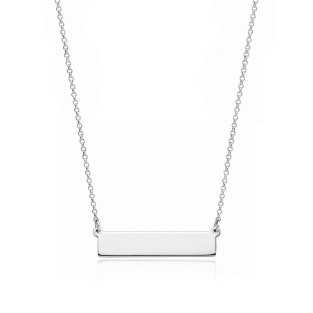 Collar plata primera ley "Stick"