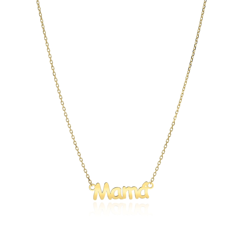 Gargantilla oro 18k mamá "Evansville"