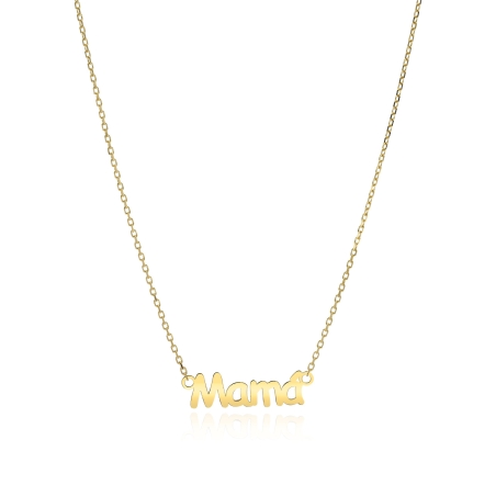 Gargantilla oro 18k mamá "Evansville"
