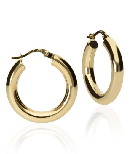 Pendientes "Eclipse" Aro Oro 18k.