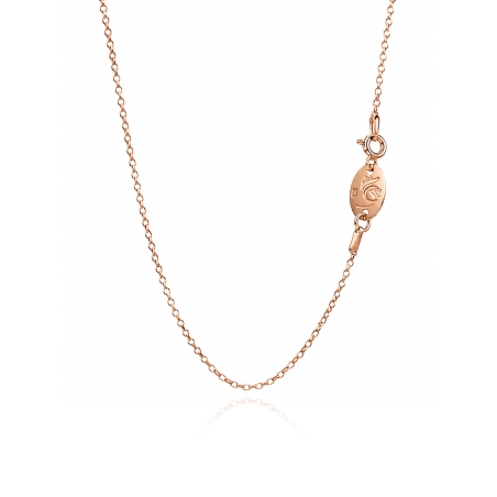 Gargantilla plata y baño oro rosa 18k "Infinity"