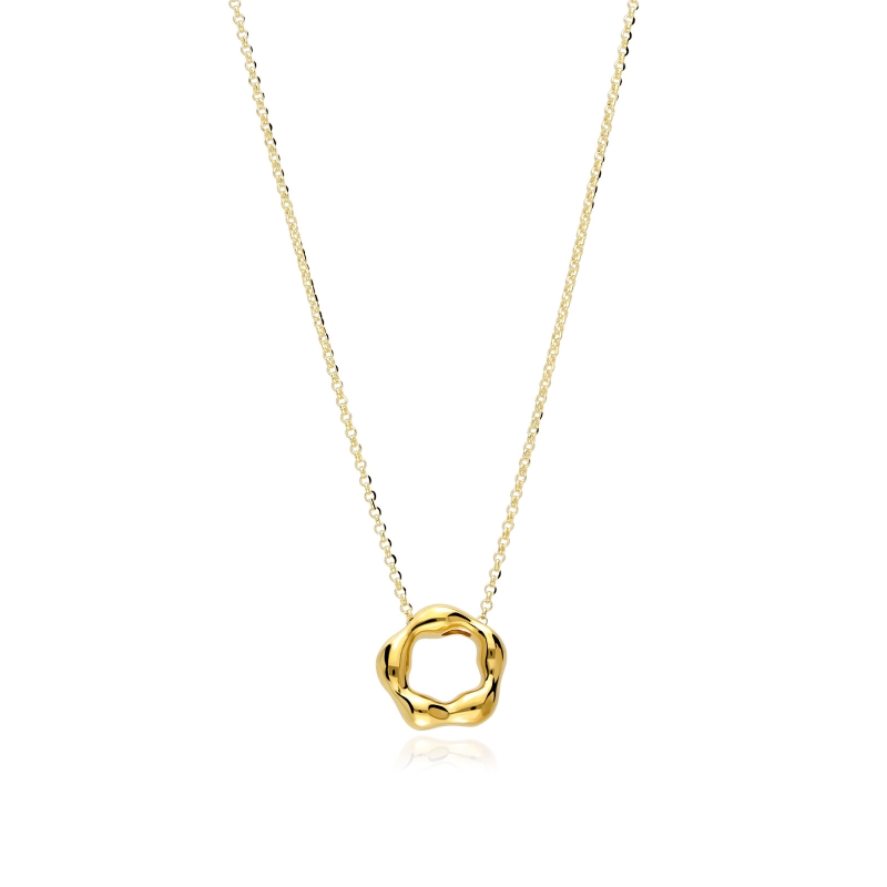 Gargantilla plata baño oro 18k "Mimba"