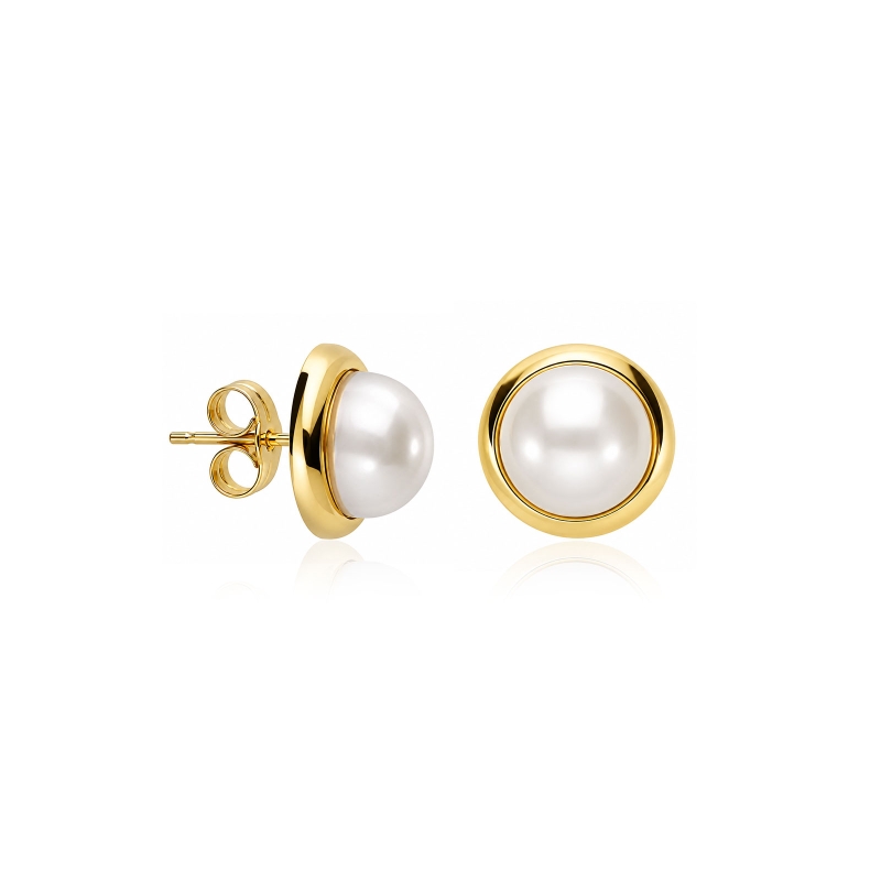 Pendientes oro 18k y perlas cultivadas "Karen"