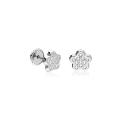 Pendientes Oro 18k y circonitas "Camila"