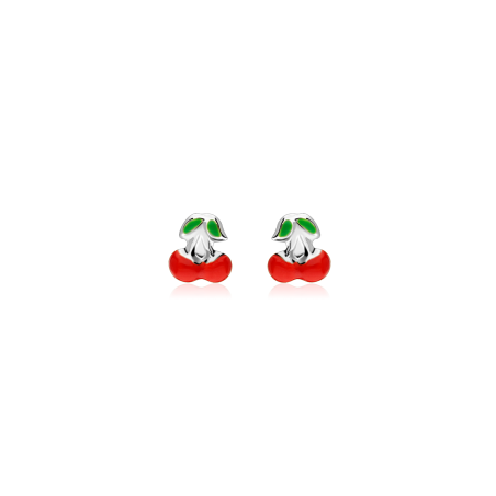 Pendientes Plata de primera ley "Cherry"