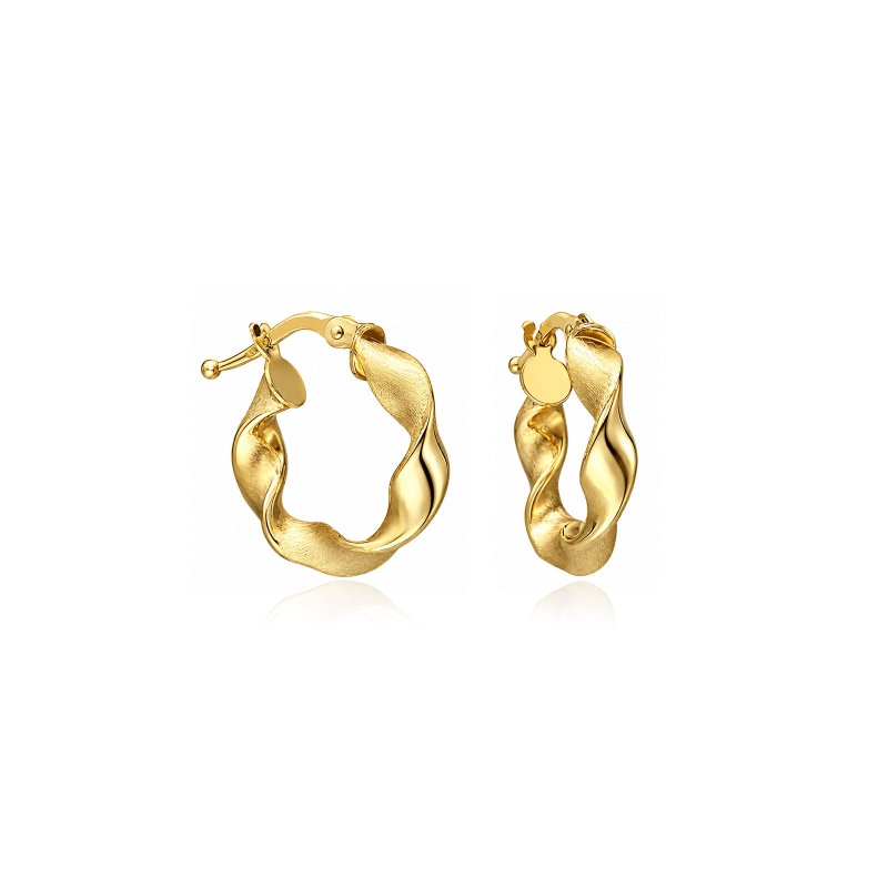Pendientes aro oro 18k 17 mm "Lovelace"