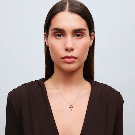 Collar Vidal & Vidal cruz drop X4824440