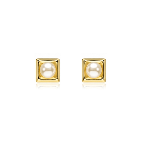 Pendientes oro 18k y perlas cultivadas "Heiho"
