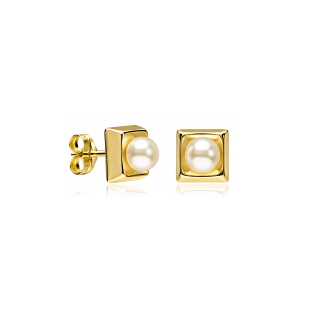 Pendientes oro 18k y perlas cultivadas "Heiho"