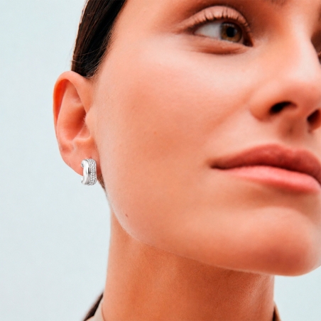 Pendientes Vidal & Vidal ondulados Q4062