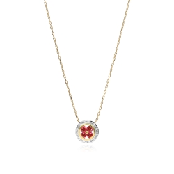 Gargantilla oro 18k y rubíes "Petals"